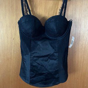 Black Bustier Top